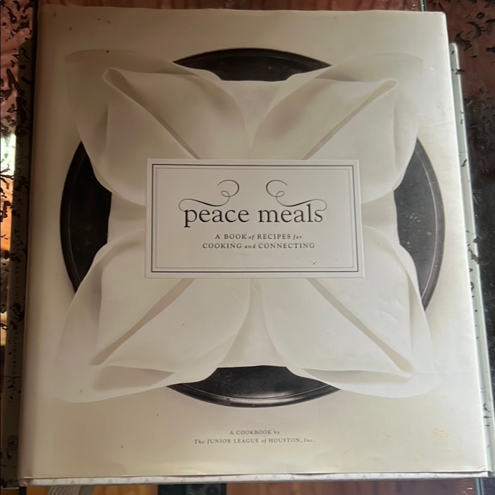 Peace Meals Cookbook by - Cream and Black